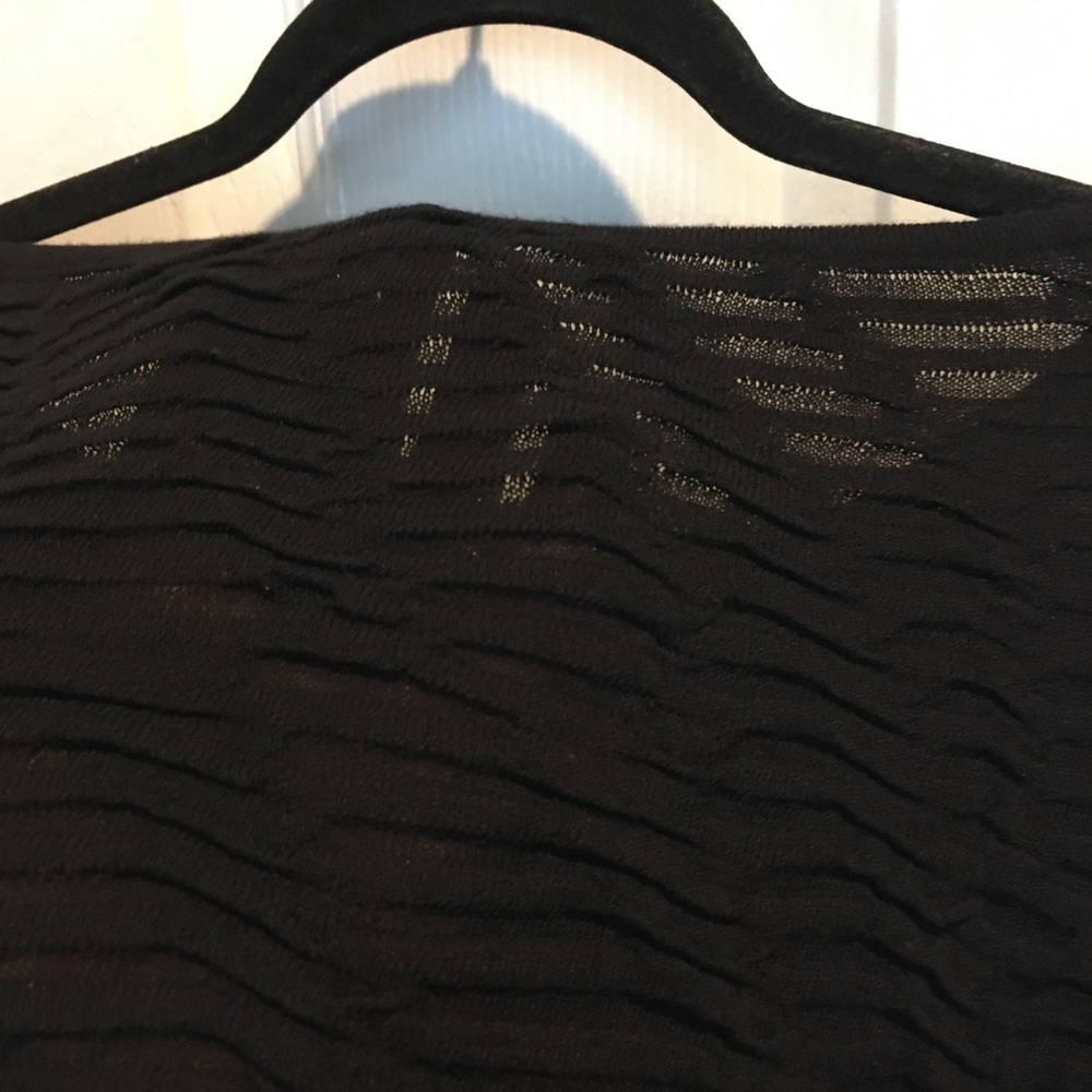 Calvin Klein Ripple Mesh Knit Top - Picture 5 of 8
